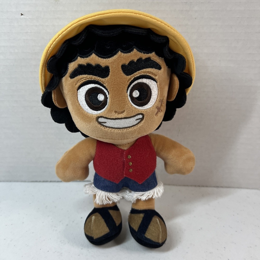 One Piece Netflix Monkey D. Luffy Plush 8"stuffed Toy Collectible Anime
